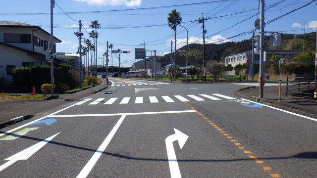 国道220号　道路標示工事